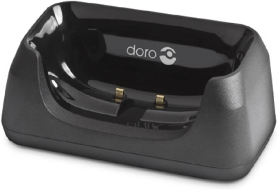 Doro Charging Cradle 631/632, USB Cable And Earphones Brand New - Black