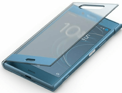 Sony Official Style Cover Touch Case Pristine - Blue - Xperia Xz1