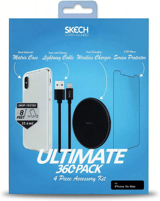 Skech Ultimate 360 Pack 4 Piece Accessory Kit Brand New - Clear - Iphone Xs Max