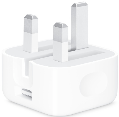 Apple USB Power Adaptor With Folding Pins Very Good - 5w - White