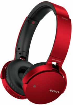 Sony MDR-XB650BT Extra Bass Wireless Headphones Brand New - Red