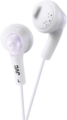 JVC Gumy Bass Boost Stereo Headphones Brand New - Coconut White