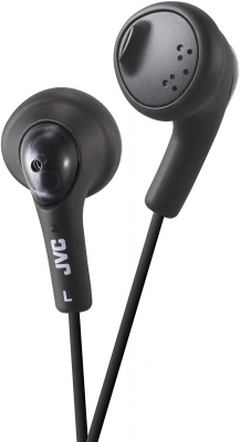 JVC Gumy Bass Boost Stereo Headphones Brand New - Olive Black