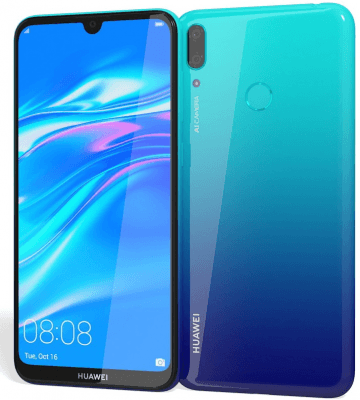 Huawei Y7 2019 Dual Sim - Pristine - Aurora Blue - Unlocked - 32gb