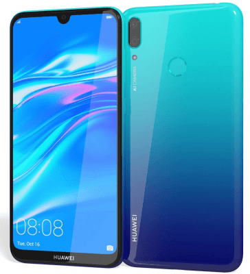 Huawei Y7 2019 Dual Sim - Very Good - Aurora Blue - Unlocked - 32gb
