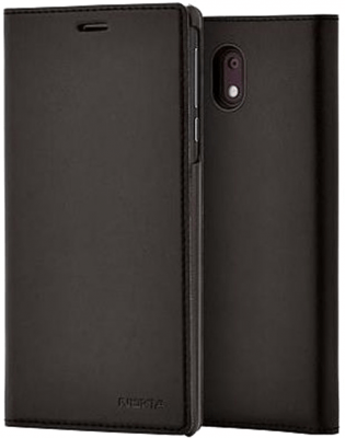 Nokia Official Slim Flip Cover Case Brand New - Black - Nokia 5