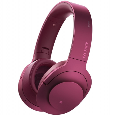 Sony MDR-100ABN H.Ear On Wireless High Resolution Noise Cancelling Headphones Brand New - Bordeaux Pink