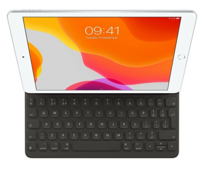 Apple Official iPad Smart Keyboard - UK Layout (iPad 7th, 8th and 9th Gen, iPad Air 3rd Gen and iPad Pro 10.5") Very Good - Black