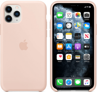 Apple Official Silicone Case Brand New - Pink Sand - Iphone 11 Pro