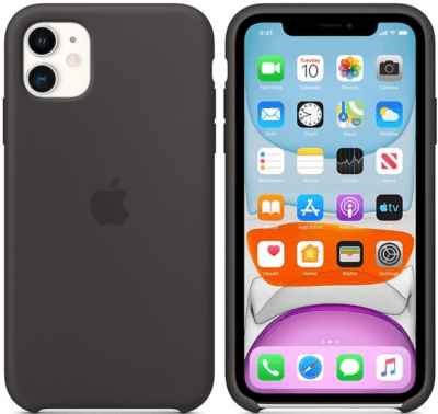 Apple Official Silicone Case Brand New - Black - Iphone 11