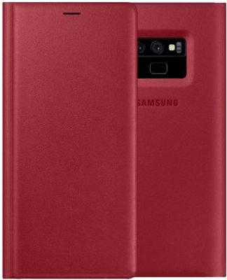 Samsung Official Leather Wallet Cover Case Brand New - Red - Galaxy Note 9