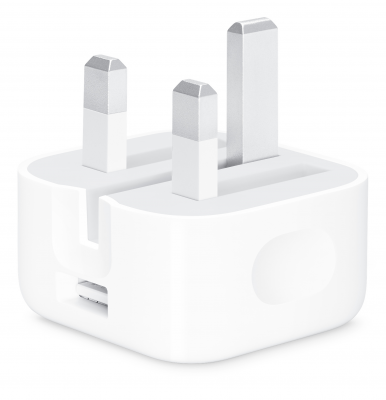 Apple Official 5w USB Plug With Folding Pins Good - 5w - White