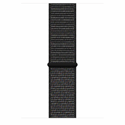 Apple Official Woven Nylon Sport Loop 44mm - Pristine - Black