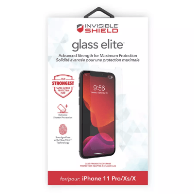ZAGG Invisible Shield Glass Elite Screen Protector Brand New - Clear - Iphone X / Xs / 11 Pro