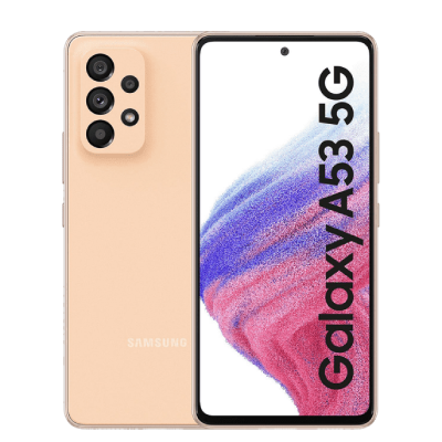 Samsung Galaxy A53 5G Dual Sim - Pristine - Awesome Peach - Unlocked - 128gb