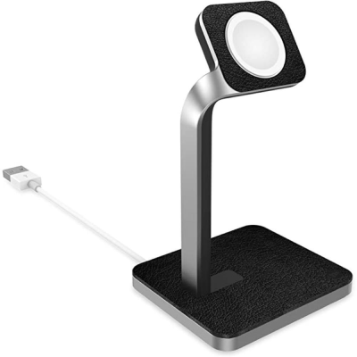 Mophie Watch Dock Compatible with Apple Watch Pristine - Black Silver