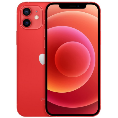 Apple iPhone 12 Single Sim - Good - Red - Unlocked - 64gb
