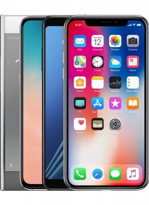 Refurbished phones collage