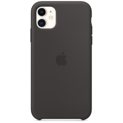 Apple Official Silicone Case Like New - Black - Iphone 11