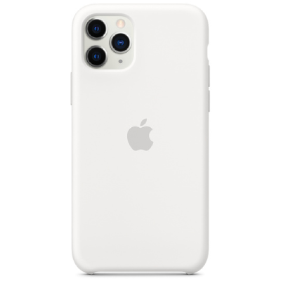 Apple Official Silicone Case Like New - White - Iphone 11 Pro