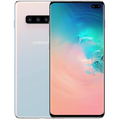 Image of Samsung Galaxy S10 Plus Dual Sim - Very Good - Prism White - Unlocked - 128gb