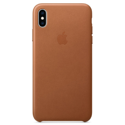 Apple Official Leather Case Pristine - Saddle Brown - Iphone Xs Max