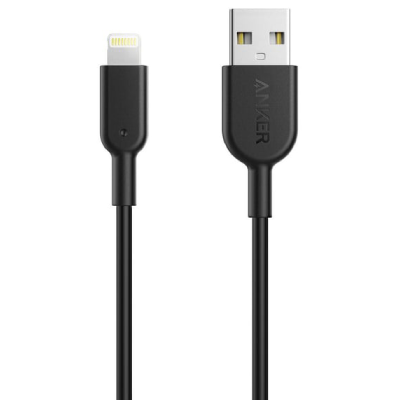 Anker PowerLine II Lightning to USB Charging Cable 0.9m - Brand New - Black