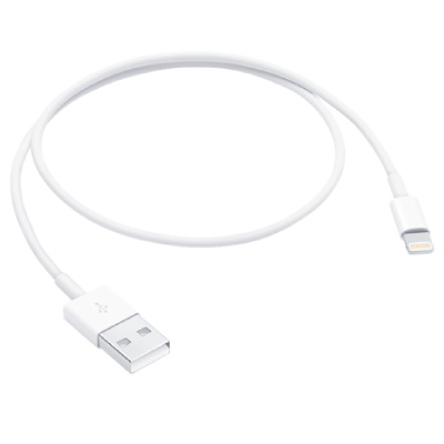 Apple Genuine Lightning To USB Charging Cable - Ideal As A Spare! 0.5m - Brand New - White