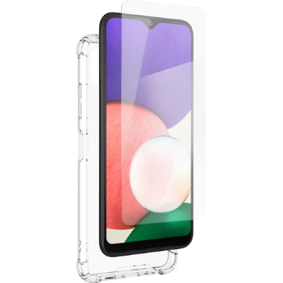 ZAGG Defence Protective Case and Glass Screen Protector Bundle Brand New - Clear - Galaxy A22 5g
