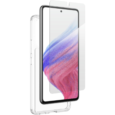 ZAGG Defence Protective Case and Glass Screen Protector Bundle Brand New - Clear - Galaxy A03