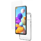 GEAR4 Clear Case and InvisibleShield Screen Protector Bundle clear