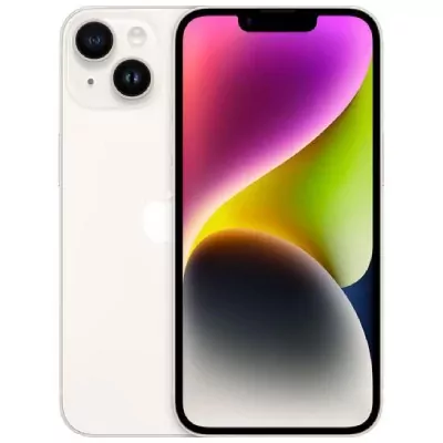 Apple iPhone 14 Single Sim - Good - Starlight - Unlocked - 128gb