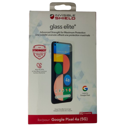 ZAGG InvisibleShield Glass Elite+ Screen Protector Brand New - Pixel 4a 5g