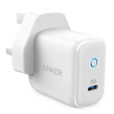 Anker PowerPort 18W USB-C Plug - Offers Fast and Efficient Charging Like New - White