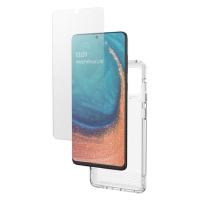 GEAR4 Wembley D30 Case and InvisibleShield Glass Screen Protector Bundle Brand New - Clear - Galaxy A71