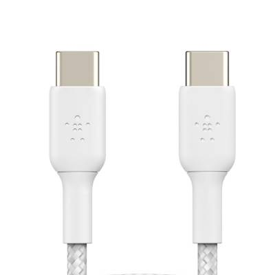 Belkin Boost Charge Fast USB-C to USB-C Cable Pack 2 Piece 2m - Like New - White