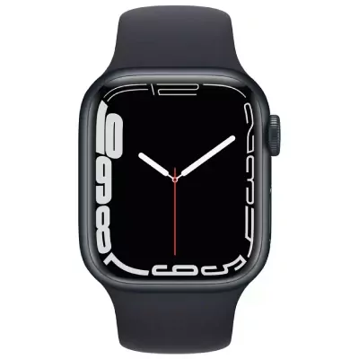 Image of Apple Watch Series 7 Cellular 45mm - Good - Midnight Aluminum/ Midnight