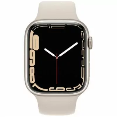 Image of Apple Watch Series 7 Cellular 41mm - Good - Starlight Aluminium/ Starlight