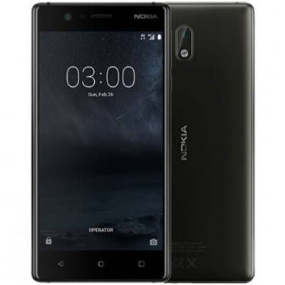 Nokia 3 Single Sim - Pristine - Matte Black - Unlocked - 16gb