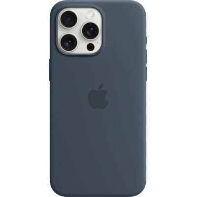 Apple Official Silicone Case with MagSafe Like New - Storm Blue - Iphone 15 Pro Max