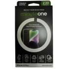 Minute One Premium Clear Case and Glass Screen Protector & Applicator Kit Bundle clear