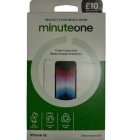Minute One Clear Case and Glass Screen Protector Bundle clear
