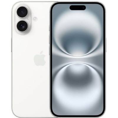 Apple iPhone 16 Single Sim - Very Good - White - Unlocked - 128gb