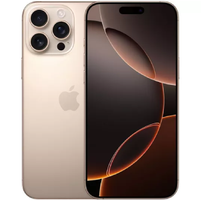 Image of Apple iPhone 16 Pro Max Single Sim - Very Good - Desert Titanium - Unlocked - 256gb