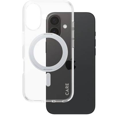 CARE by PanzerGlass Kickstand MagSafe Case Like New - Clear - Iphone 16