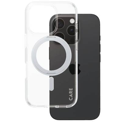 CARE by PanzerGlass Kickstand MagSafe Case Like New - Clear - Iphone 16 Pro