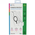 EATS/ PanzerGlass/Belkin Power & Protect Advanced Bundle - Clear MagRing Case, Panzer Tempered Glass & Belkin 30W USB-C Charger clear