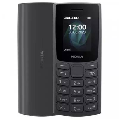 Image of Nokia 105 2G (2023) Dual Sim - Brand New - Charcoal - Unlocked - 4mb
