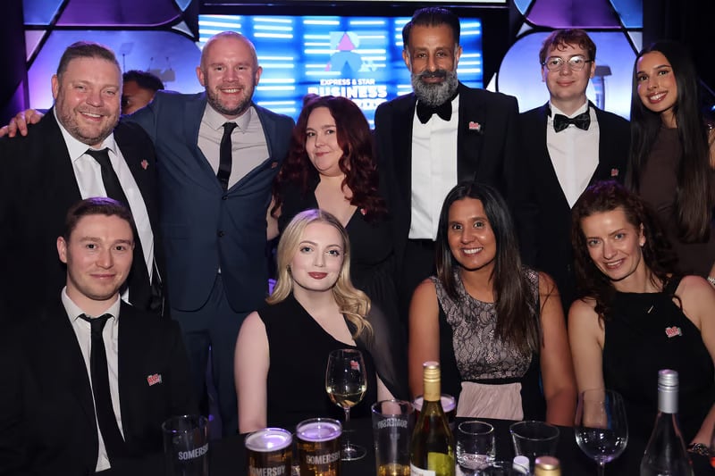 members of The Big Phone Store team at the Express and Star Business Awards